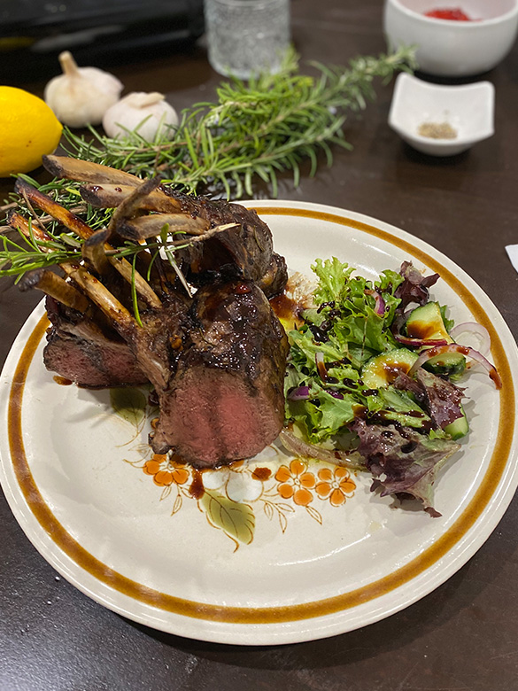 Mum’s Rack of Lamb with Jam